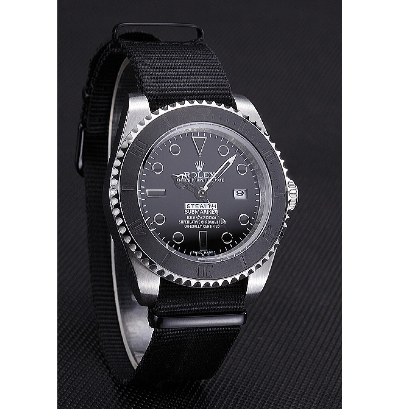 Aaa replica watch Submariner Black Rolex Stealth 621988 0611